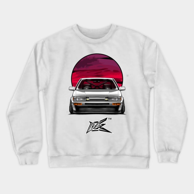 toyota ae86 levin Crewneck Sweatshirt by naquash